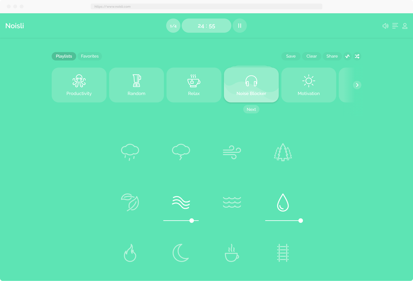 Noisli Timer