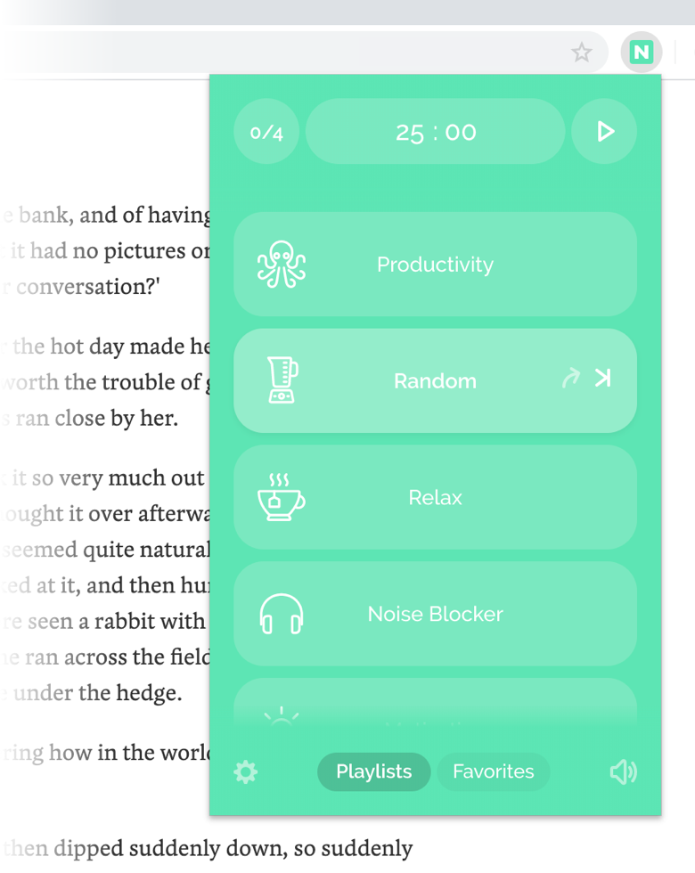 noisli chrome